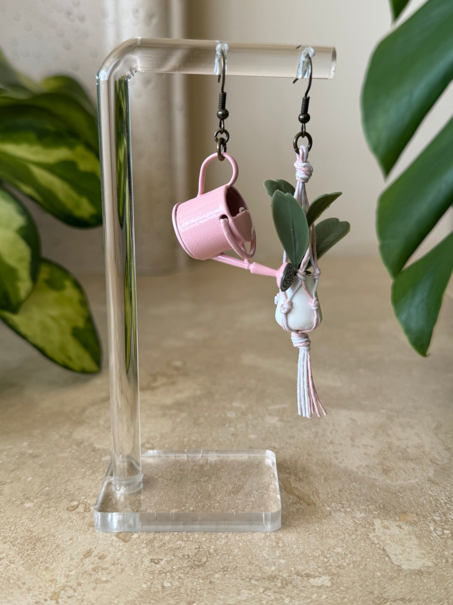 pink set - bronze metal