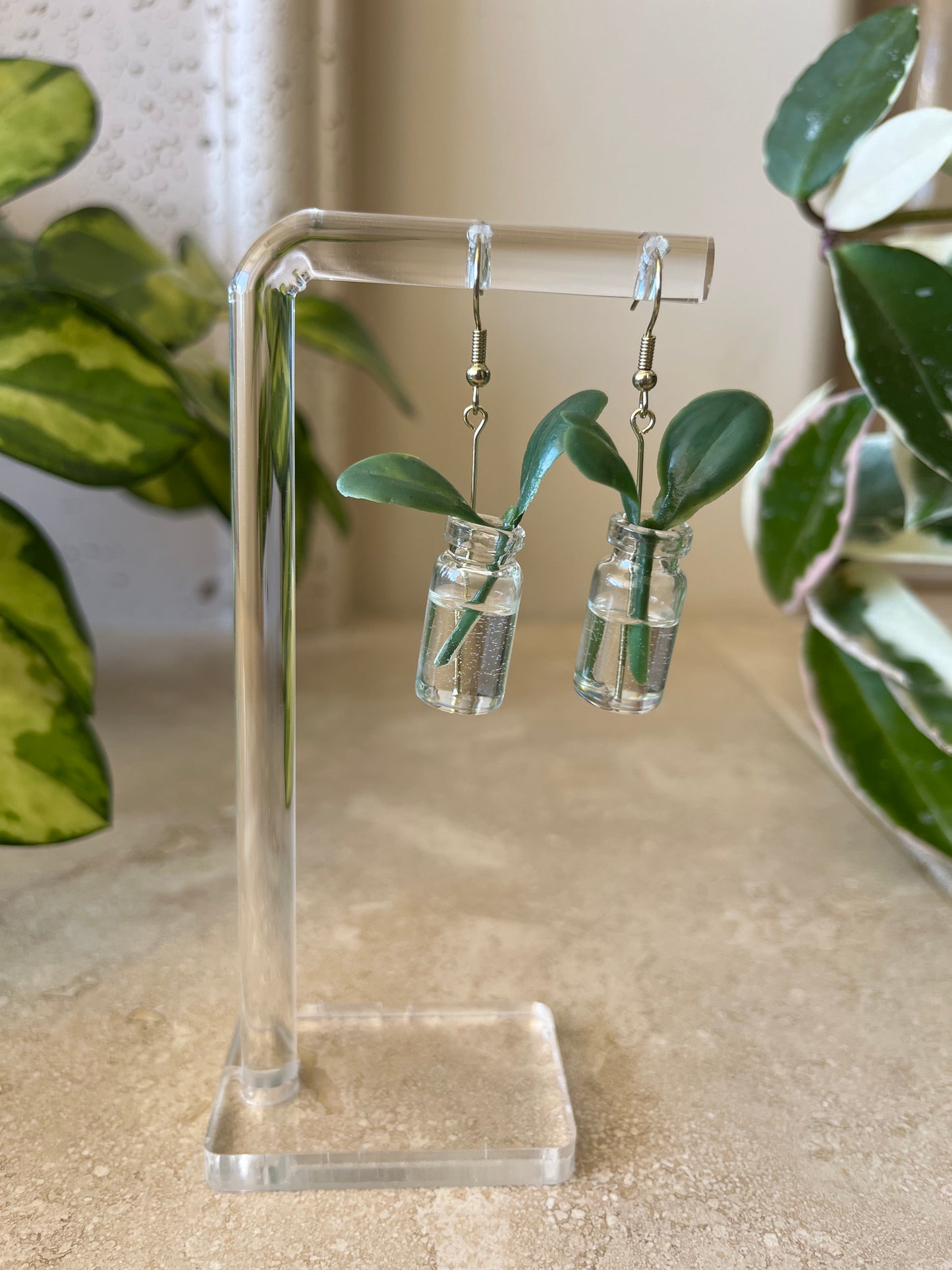 propagation earring - gold metal