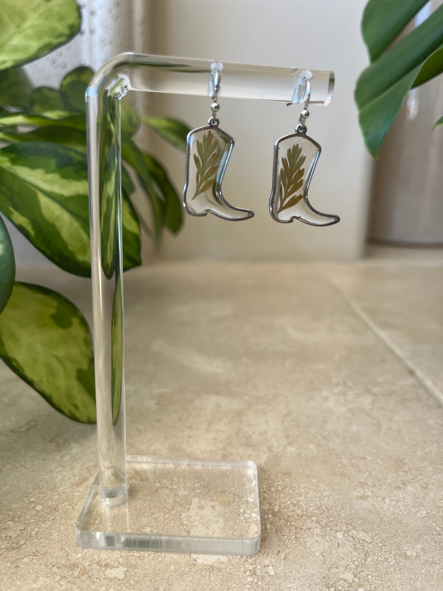 silver boot