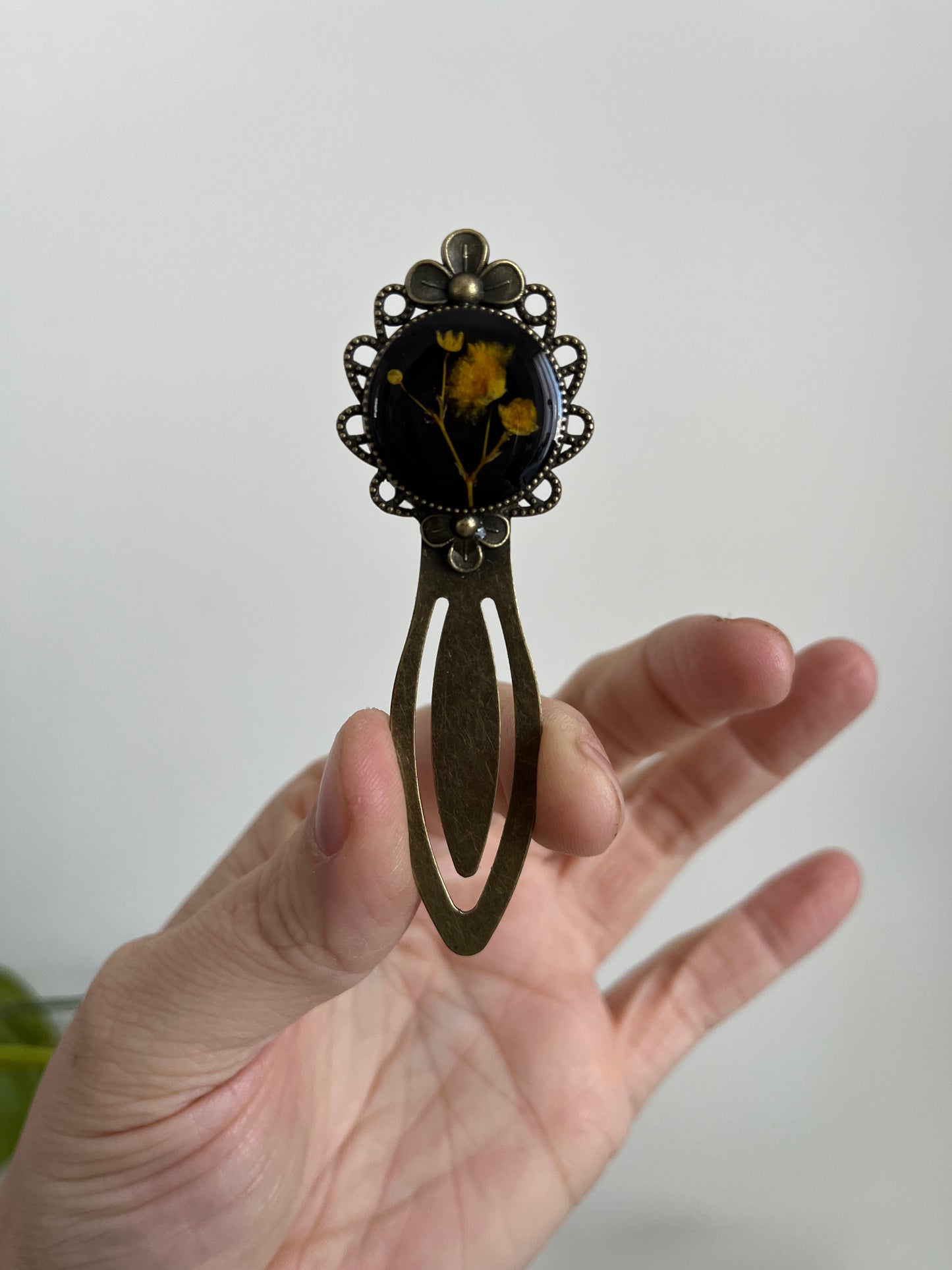 yellow babies breath bookmark