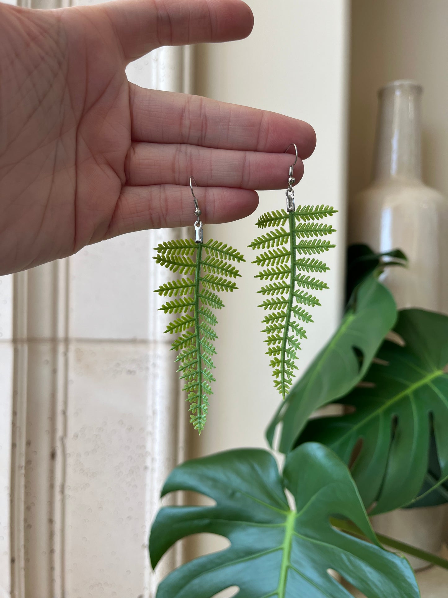Fern earrings