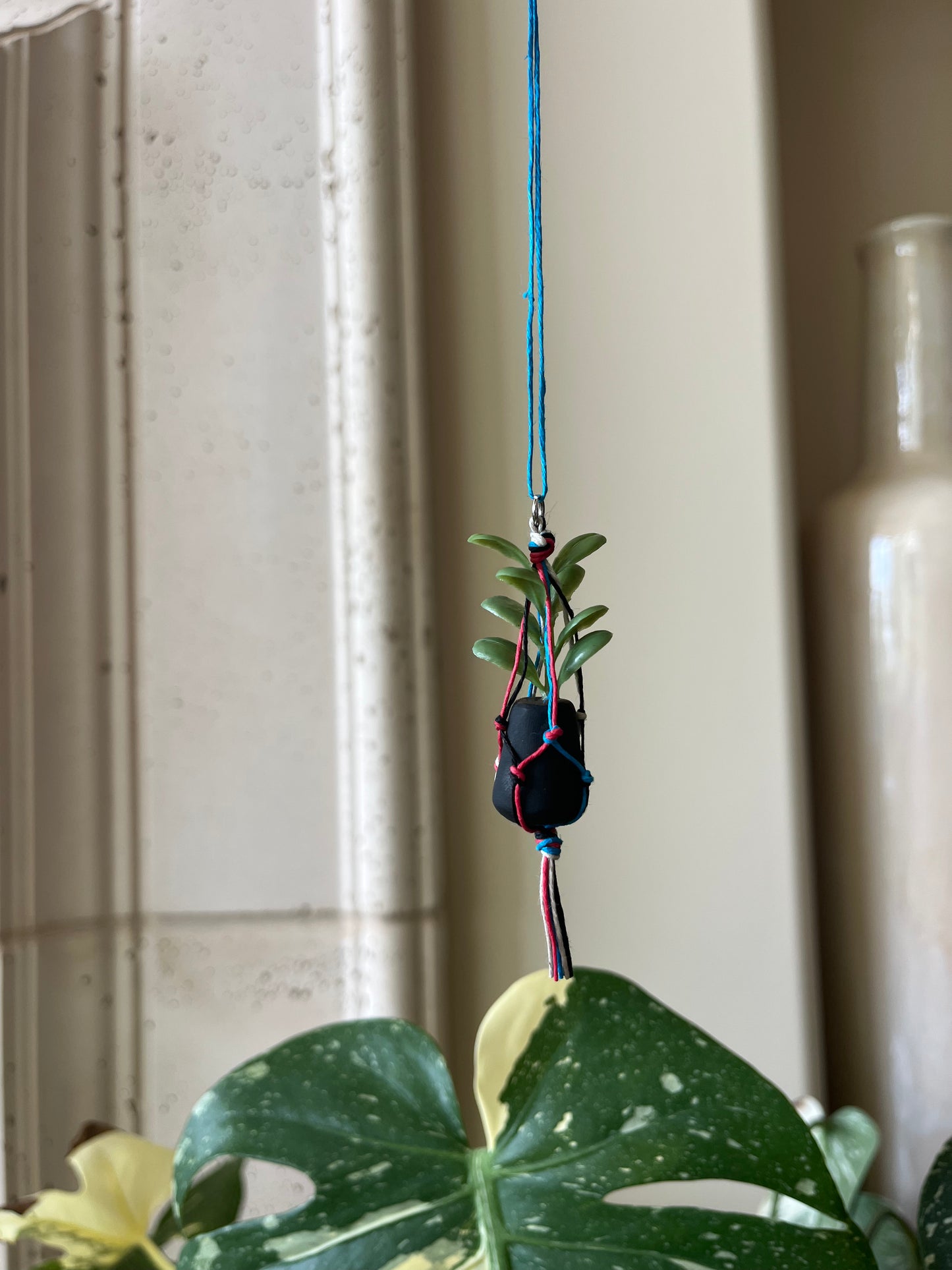 mixed string - black pot