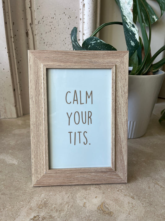 Calm your tits