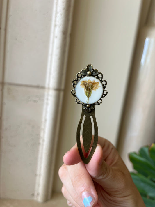 yellow flower bookmark